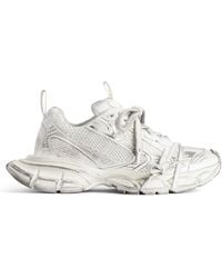 Balenciaga - 3Xl Distressed Low-Top Sneakers - Lyst