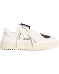 Off-White c/o Virgil Abloh - '3.0 Court Low Top' Leather Blend Sneakers - Lyst