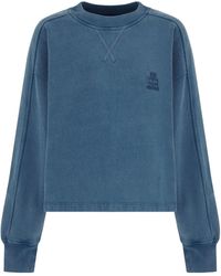 Isabel Marant - Sunny Crew-Neck Logo Sweatshirt - Lyst