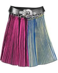 Chopova Lowena - Block Belt Pleated Midi Skirt - Lyst