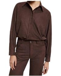Ottod'Ame - Ottod'Ame Buttoned Long-Sleeve Top - Lyst