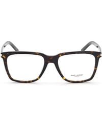 Saint Laurent - Eyewear Square-Frame Glasses - Lyst