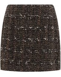 Fabiana Filippi - Straight Hem Mini Skirt - Lyst