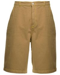 KENZO - Logo-Patch Bermuda Shorts - Lyst