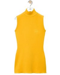Loewe - High-Neck Sleeveless Top - Lyst