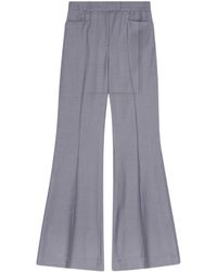 REMAIN Birger - Christensen Press Fold Flared Pants - Lyst