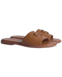 Gucci - Double G Slide Sandals - Lyst