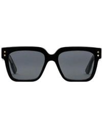Gucci - Eyewear Rectangular Frame Sunglasses - Lyst
