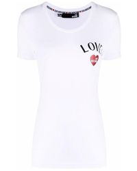 Moschino - Logo Printed T-Shirt - Lyst