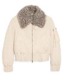 Ami Paris - Quilted Bomber Jacket - Lyst