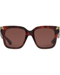 McQueen - Eyewear Square Frame Sunglasses - Lyst