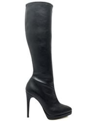Casadei - Michelle Platform Knee-High Boots - Lyst
