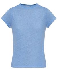 IRO - Third Short-Sleeve Linen T-Shirt - Lyst
