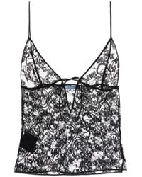 Prada - Lace Top - Lyst