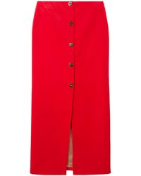 Blazé Milano - Button-Front Maxi Skirt - Lyst