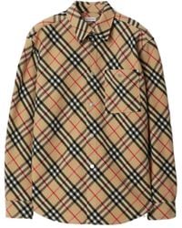 Burberry - Vintage Check Long-Sleeved Shirt - Lyst