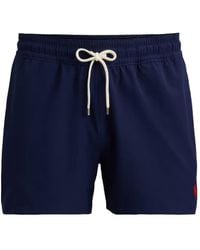 Polo Ralph Lauren - Logo Embroidered Drawstring Swim Bottoms - Lyst
