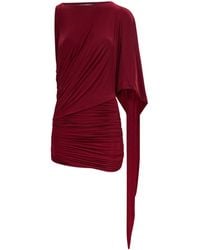 Alex Perry - Asymmetric One-Shoulder Mini Dress - Lyst