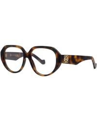 Loewe - Oval Frame Glasses - Lyst