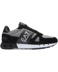 EA7 - Lace-Up Sneakers - Lyst