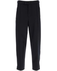 Giorgio Armani - Elastic-Waist Tailored Pants - Lyst