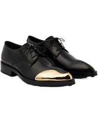 Jil Sander - Embellished Leather Derby Shoes - Lyst