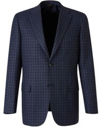 Brioni - Checked Wool-Blend Blazer - Lyst