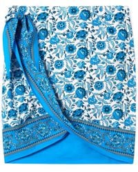 MC2 Saint Barth - Angi Floral Wrap Mini Skirt - Lyst