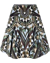 PUCCI - Pucci Manuba Print Wide Pants - Lyst
