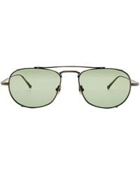 Matsuda - M3151 Metal Oval-Frame Sunglasses - Lyst