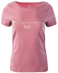 EA7 - Logo Short-Sleeved T-Shirt - Lyst