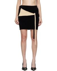 OTTOLINGER - Lace-Up Mini Skirt - Lyst