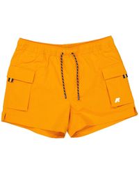 K-Way - Mellow Cargo Swim Shorts - Lyst