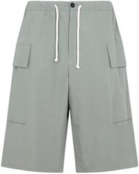 Jil Sander - Cargo Cotton Shorts - Lyst