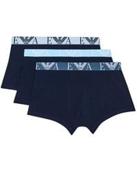 Emporio Armani - Core Logo Boxers 3-Pack - Lyst