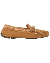 Jimmy Choo - Manon Flat Suede Loafers - Lyst