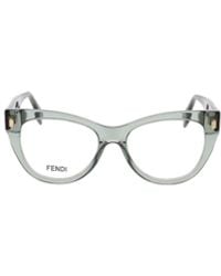 Fendi - Eyewear Cat-Eye Frame Glasses - Lyst
