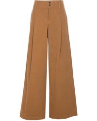 Chloé - High-Rise Wide-Leg Trousers - Lyst