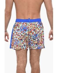 DSquared² - Floral Print Boxer Swim Briefs - Lyst
