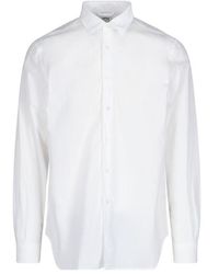 Aspesi - Straight-Point Collared Buttoned Shirt - Lyst