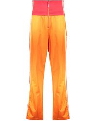 DIESEL - High-Waist Flared Track Pants - Lyst