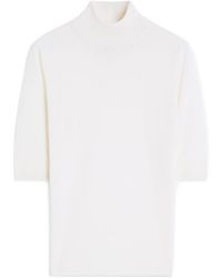 Max Mara - Cecina High Neck Half-Sleeved Jumper - Lyst