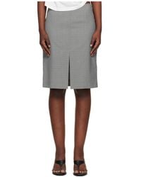 Our Legacy - Siren Plaid Midi Skirt - Lyst