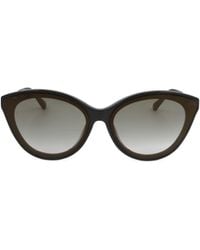 Jimmy Choo - Eyewear Cat-Eye Frame Sunglasses - Lyst