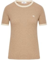 Celine - Short-Sleeved T-Shirt - Lyst