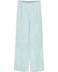 forte_forte - Chic Linen Gauze Trousers - Lyst