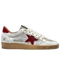 Golden Goose - Ball Star Lace-Up Sneakers - Lyst