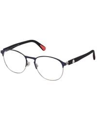 Moncler - Eyewear Oval Frame Glasses - Lyst