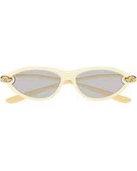 Bottega Veneta - Eyewear Cat-Eye Frame Sunglasses - Lyst