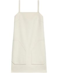 Max Mara - Square Neck Sleeveless Mini Dress - Lyst